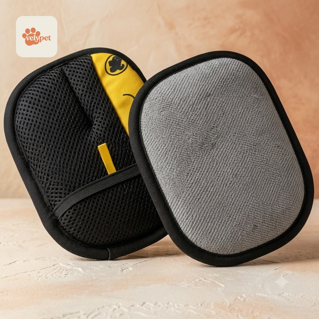 Kit Dúo Antipelo Velypet® — 2 Guantes Electroestáticos