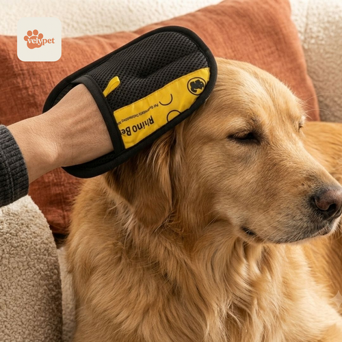 Kit Dúo Antipelo Velypet® — 2 Guantes Electroestáticos