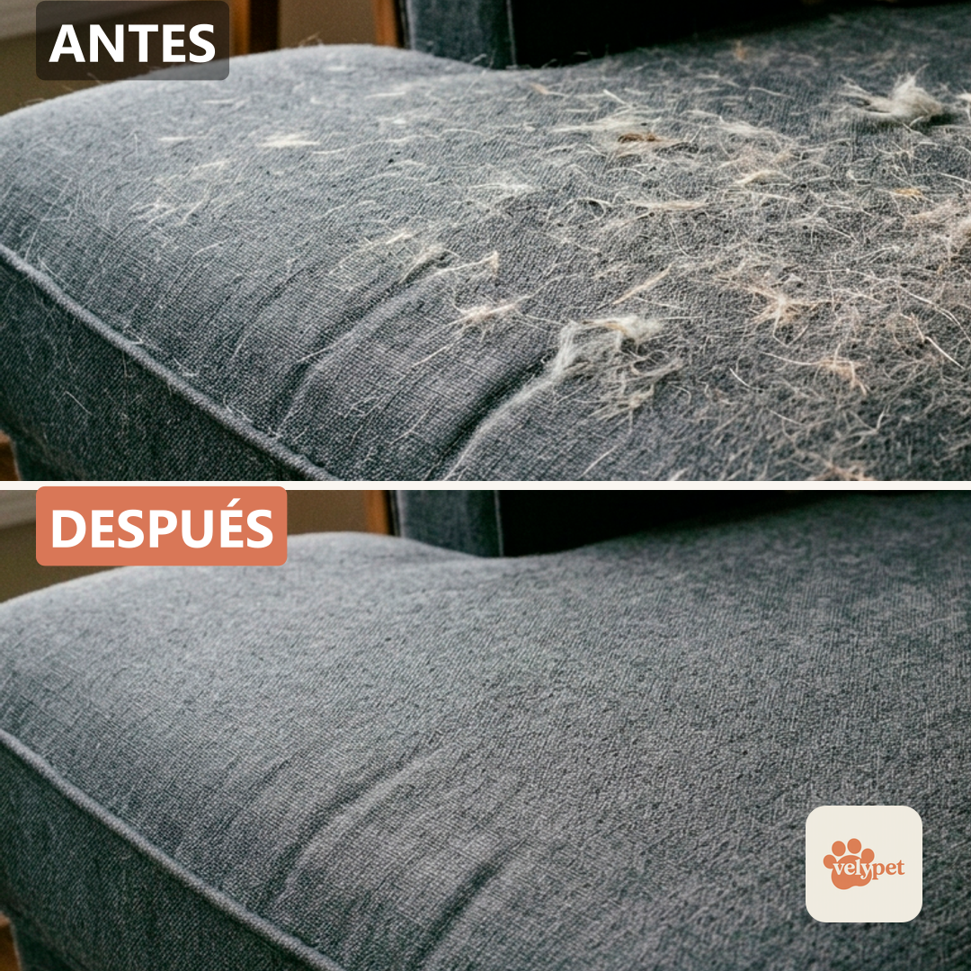 Kit Dúo Antipelo Velypet® — 2 Guantes Electroestáticos